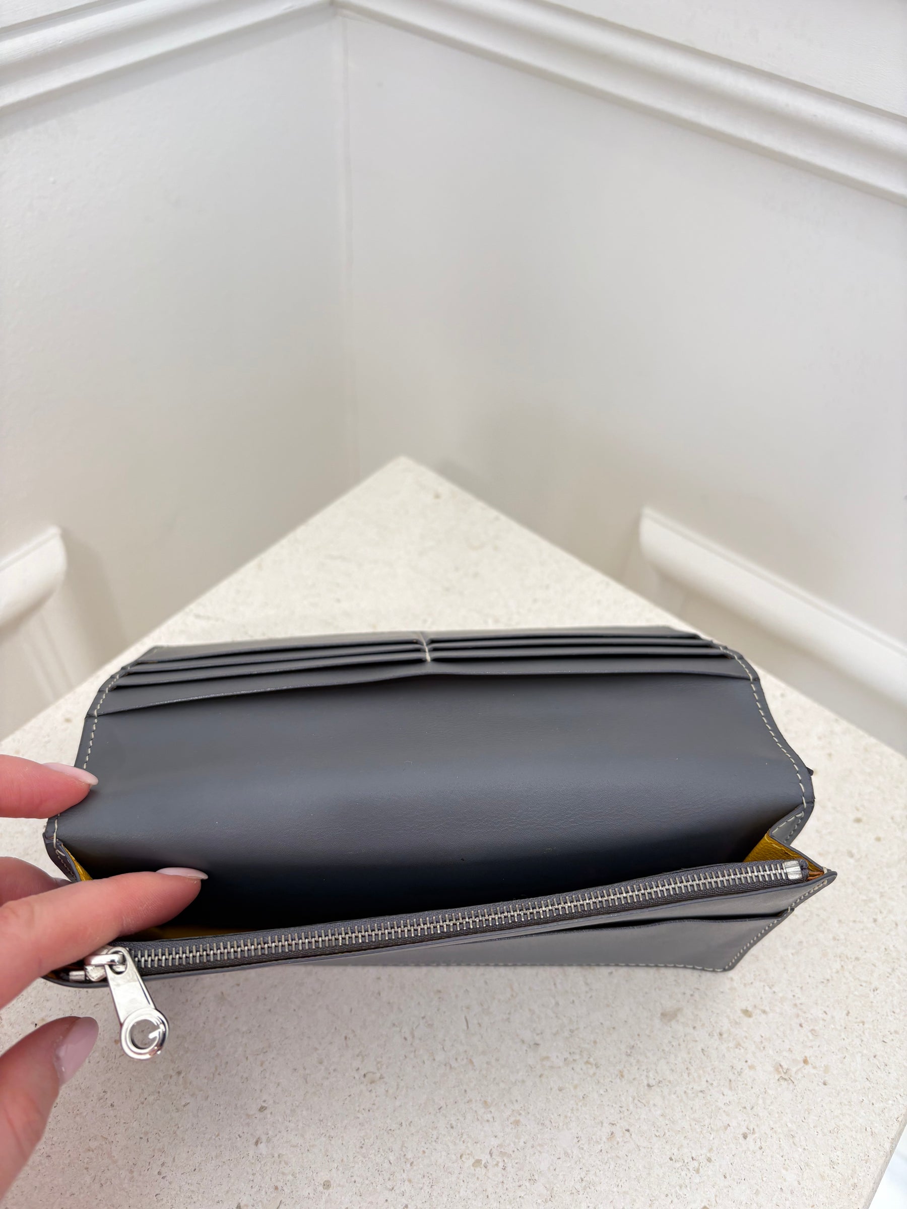 Goyard Charcoal Long Wallet