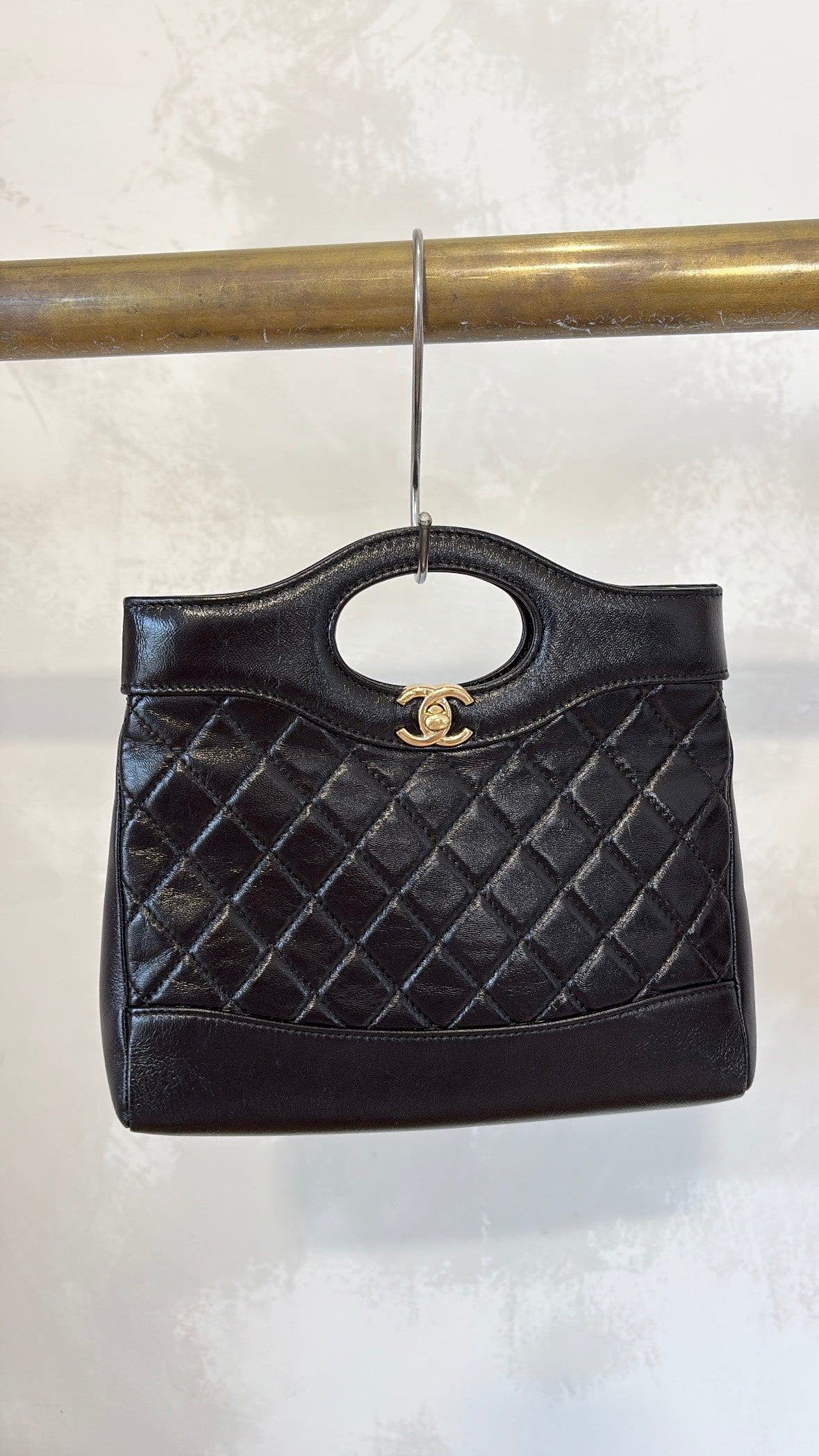 Chanel 31 Shopping Mini Bag Black