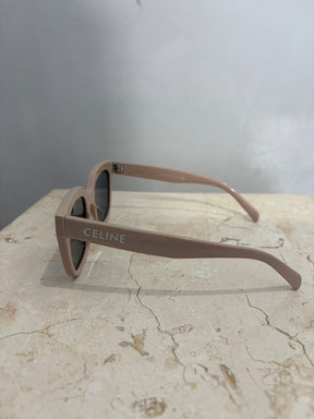 Celine Pale Pink Square Frame Sunglasses