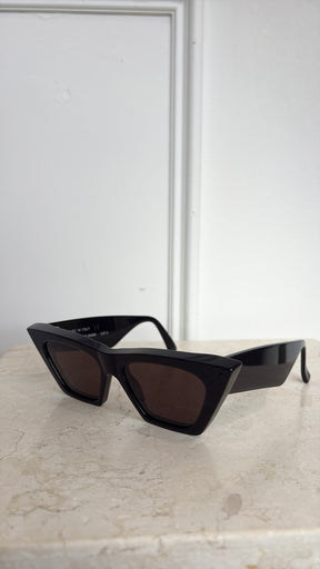 Phoebe Philo Black Peak Cat Eye Sunglasses