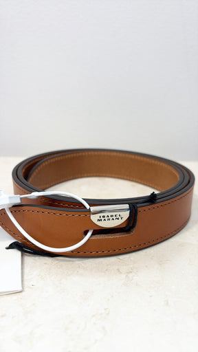 Isabel Marant Tan Leather Lecce Belt, L
