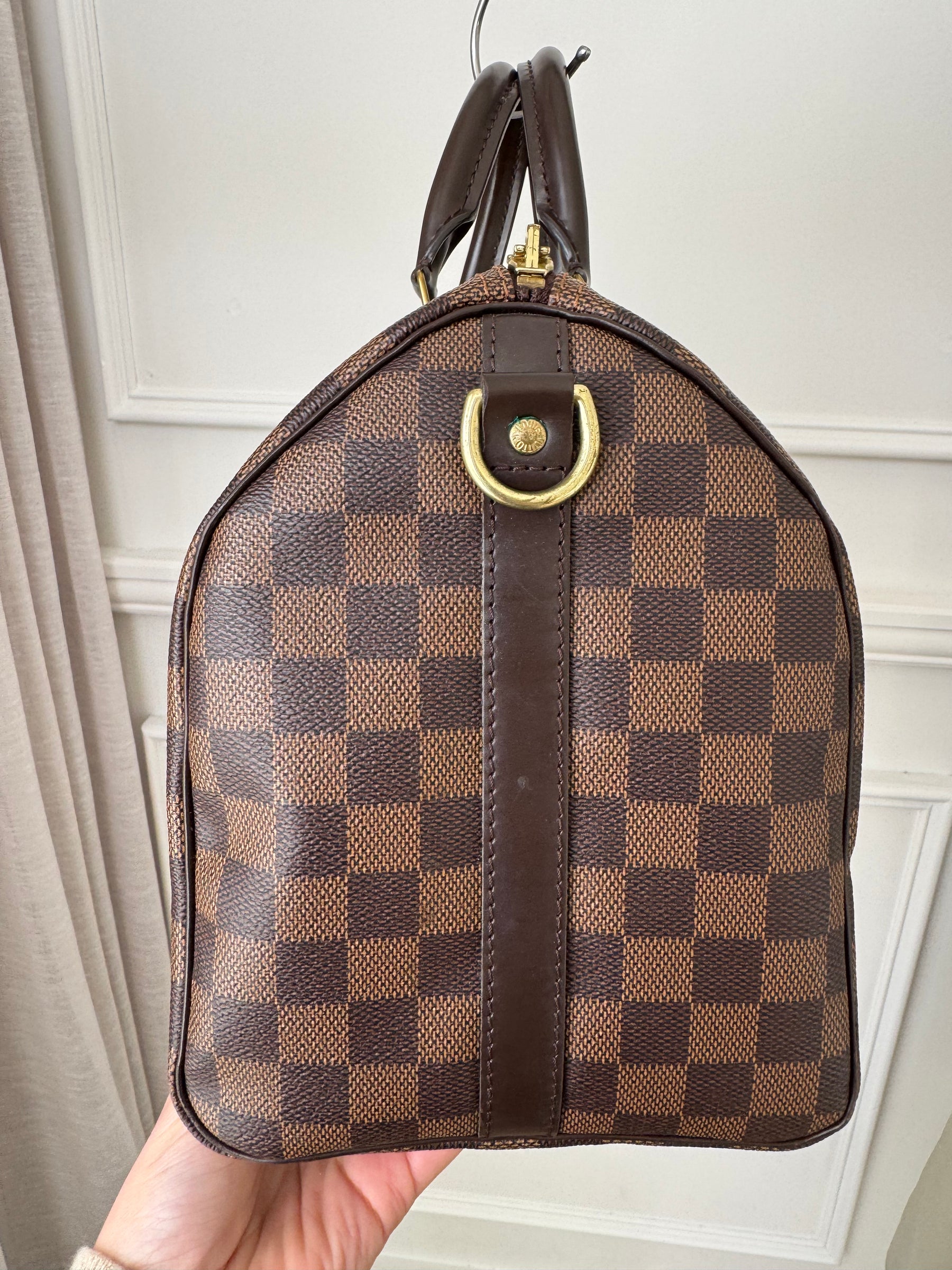 Louis Vuitton Damier Ebene Speedy Bandouliere 30