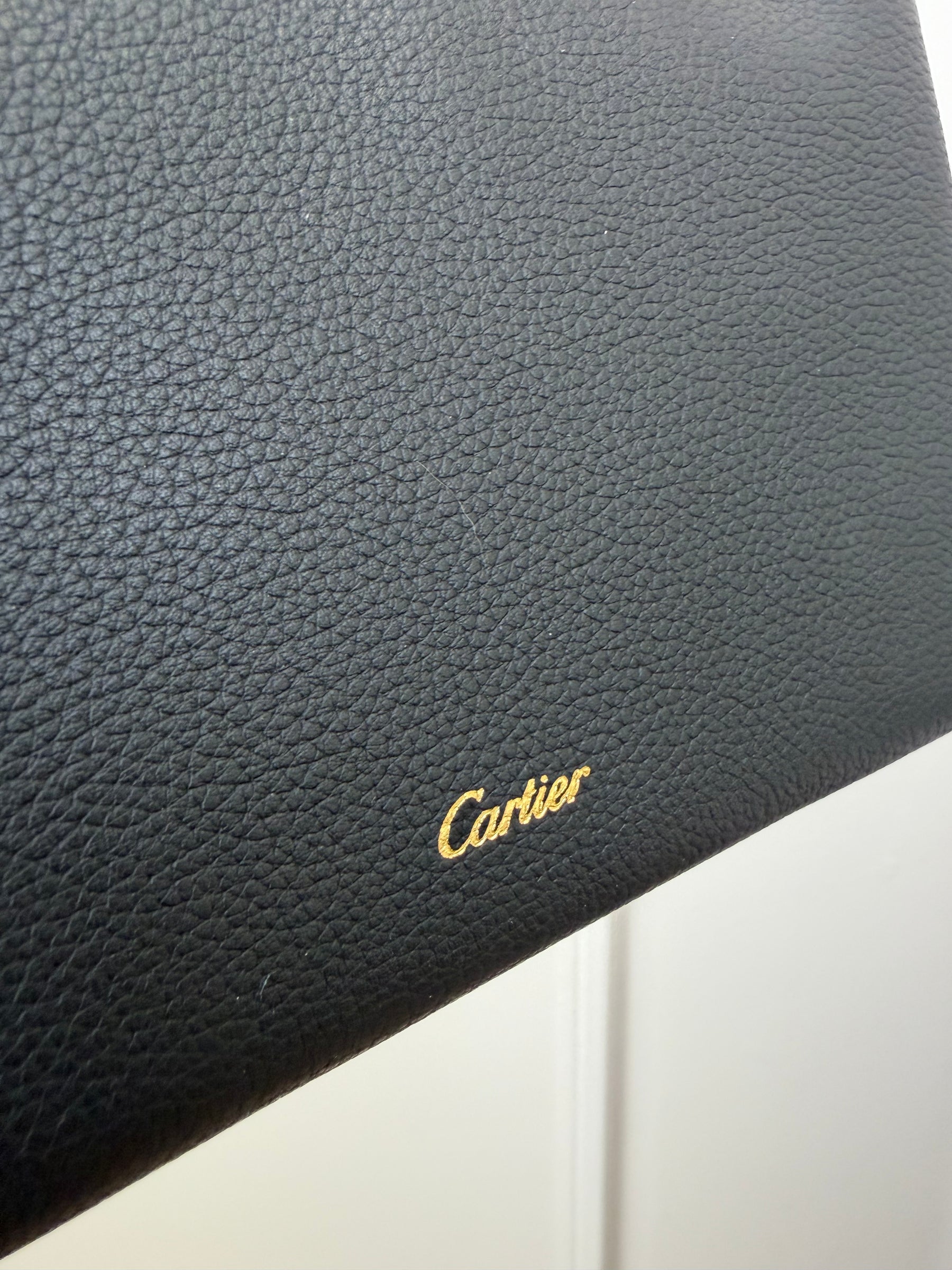 Cartier Black Leather Mini Trinity Bag