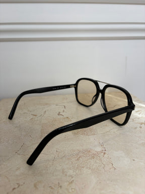 Saint Laurent Black SL545 Clear Lens Glasses