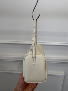The Row Ivory Grained Leather 90's Bag