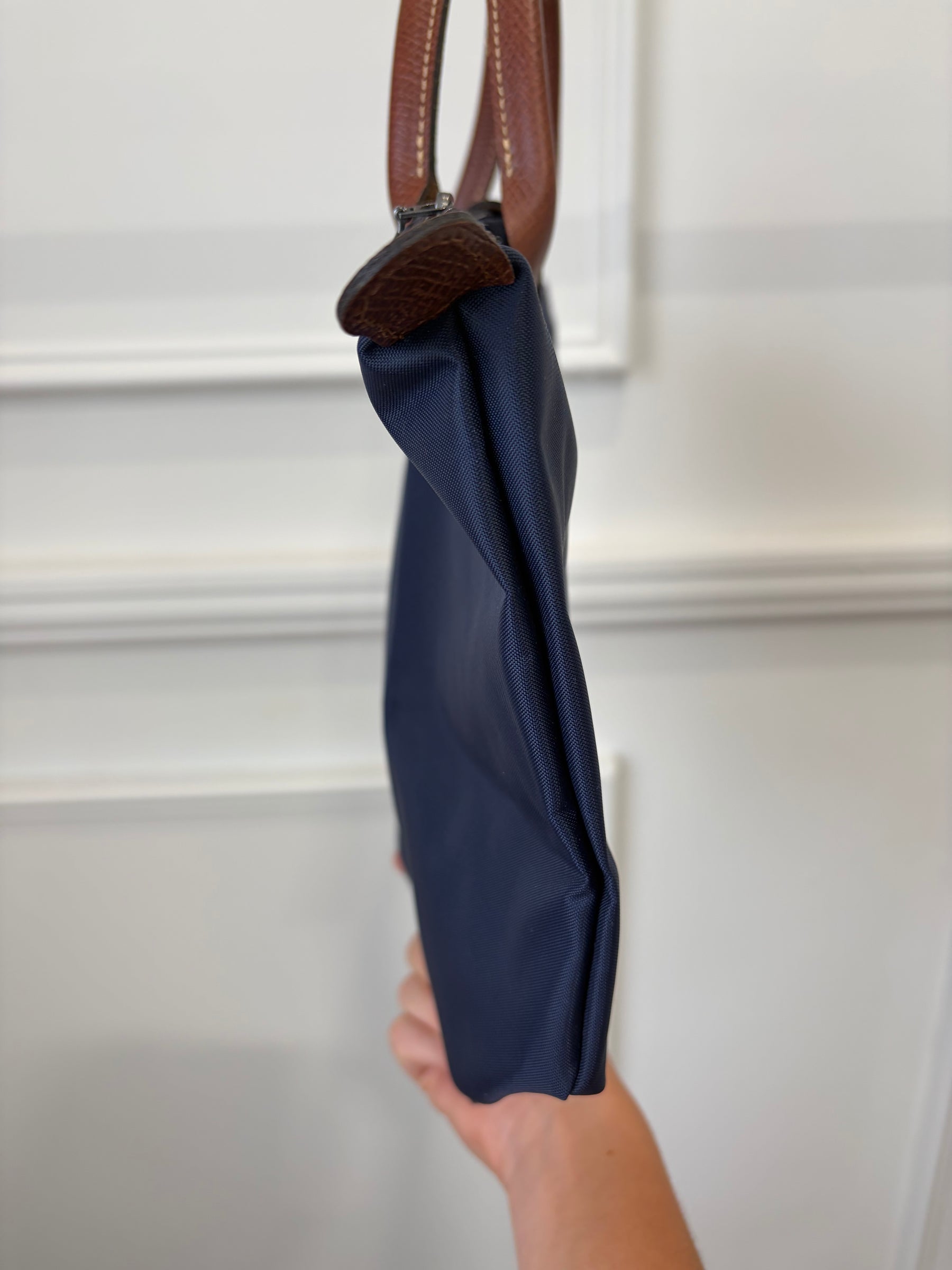 Longchamp Navy Le Pliage Tote Bag