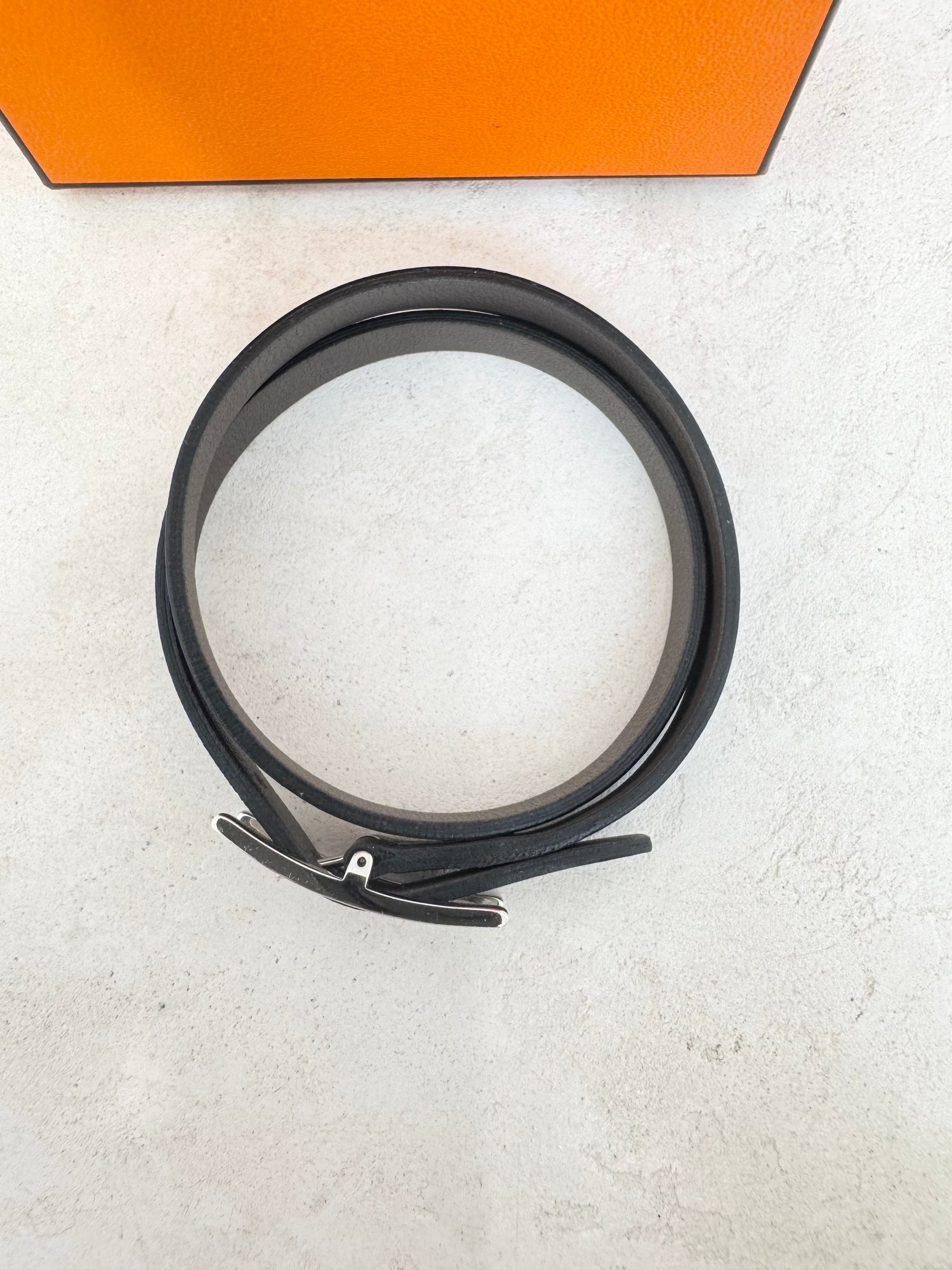 Hermès Behapi Double Tour bracelet Black, T4