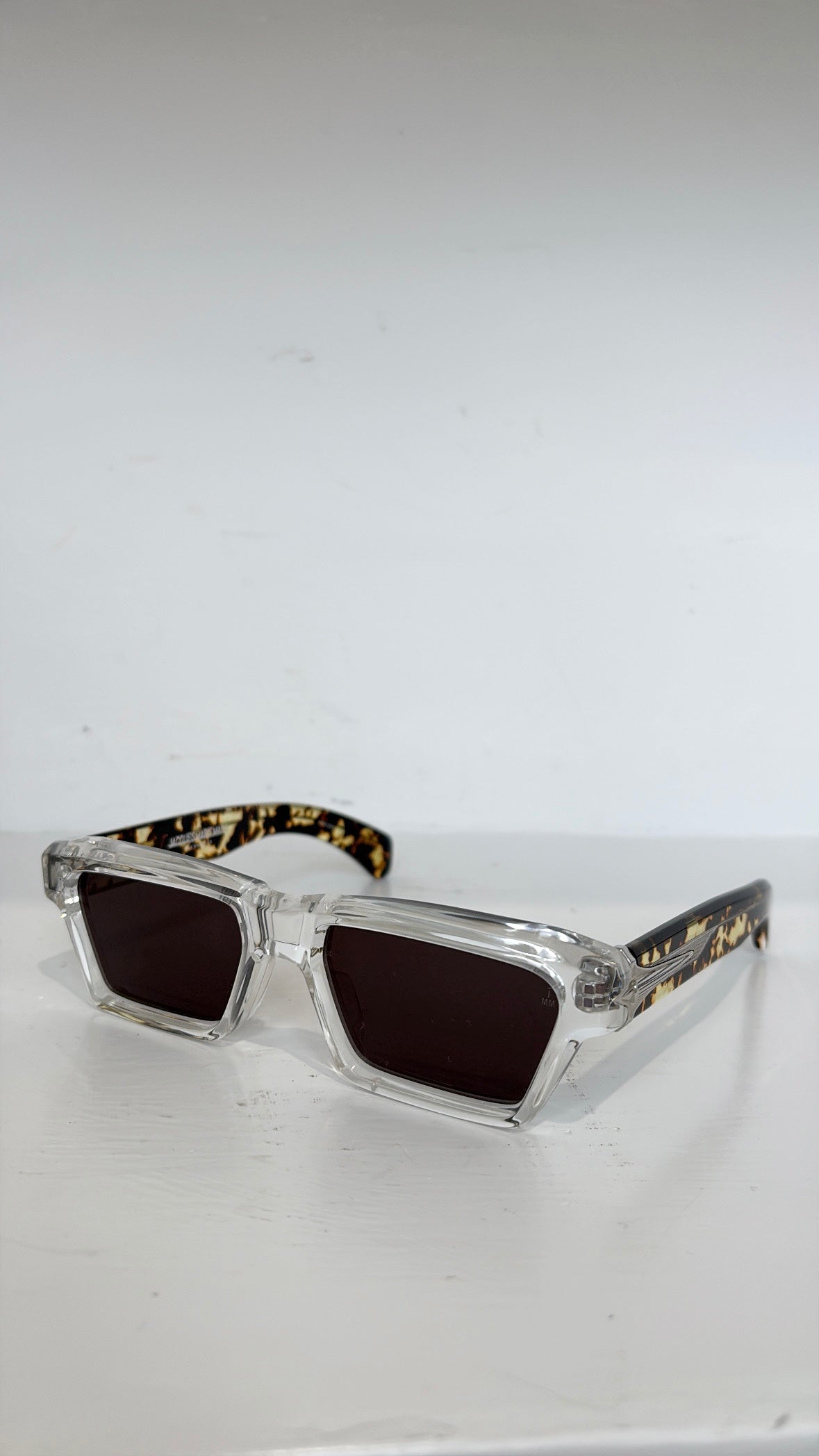 Jacques Marie Mage x Haider Ackerman Clear and Tortoiseshell Melchior Sunglasses