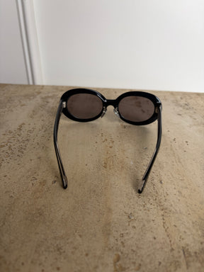 Isabel Marant Black Oval Sunglasses