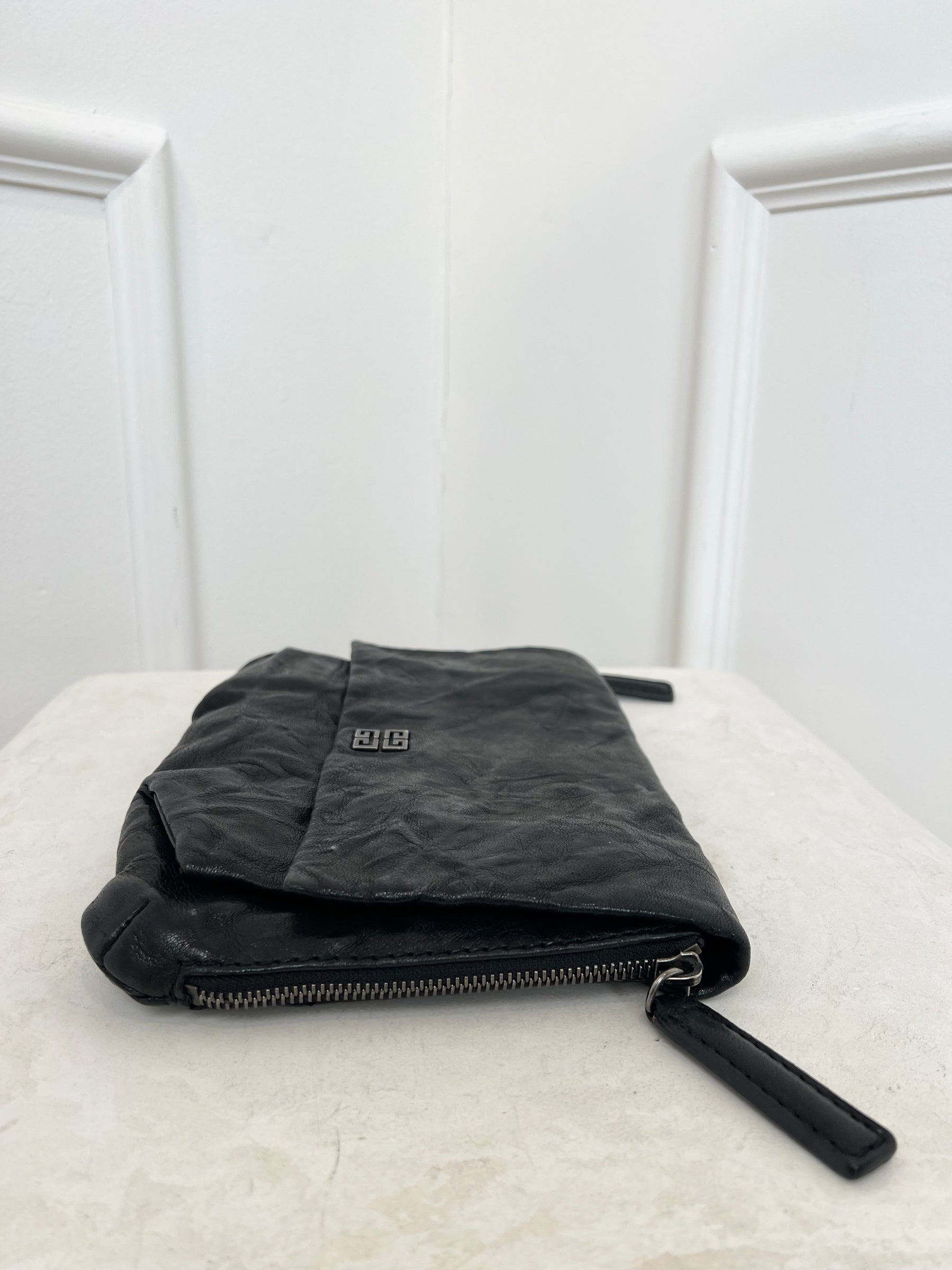 Givenchy Leather Flap Clutch