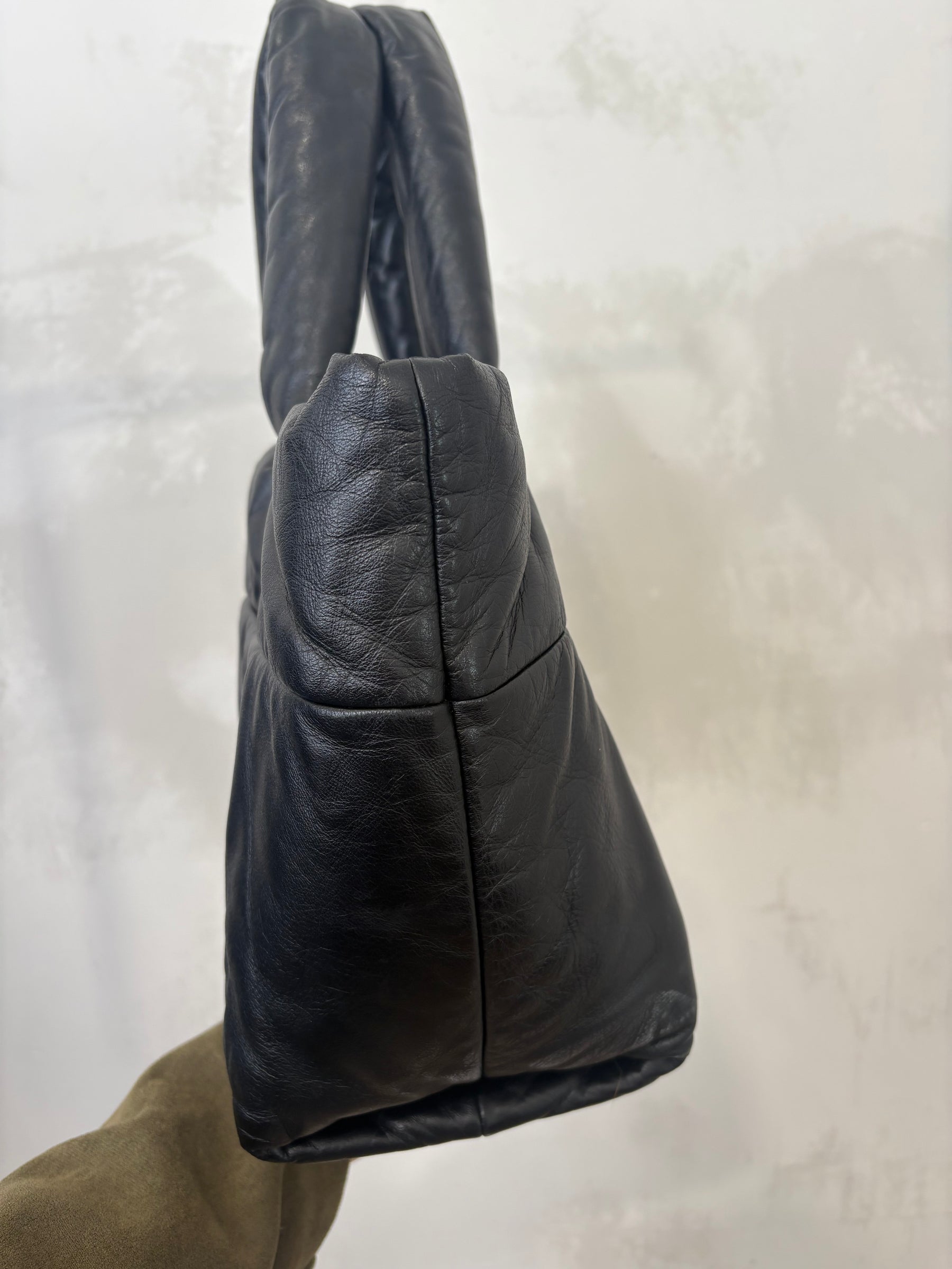 Chanel Black Leather Coco Cocoon Tote