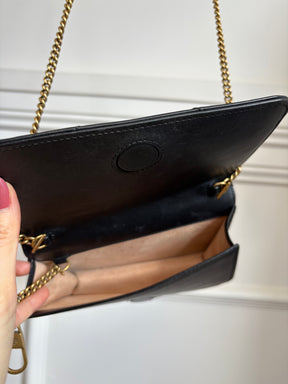 Gucci Black Marmont Mini Cross Body Bag