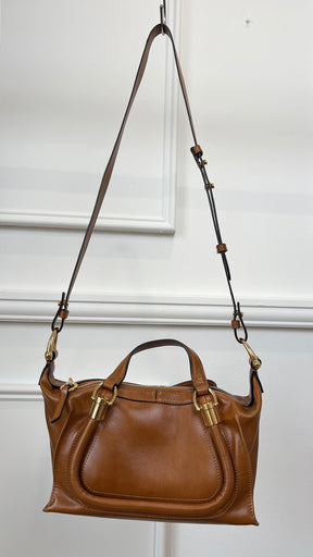 Chloé Tan Leather Paraty Bag
