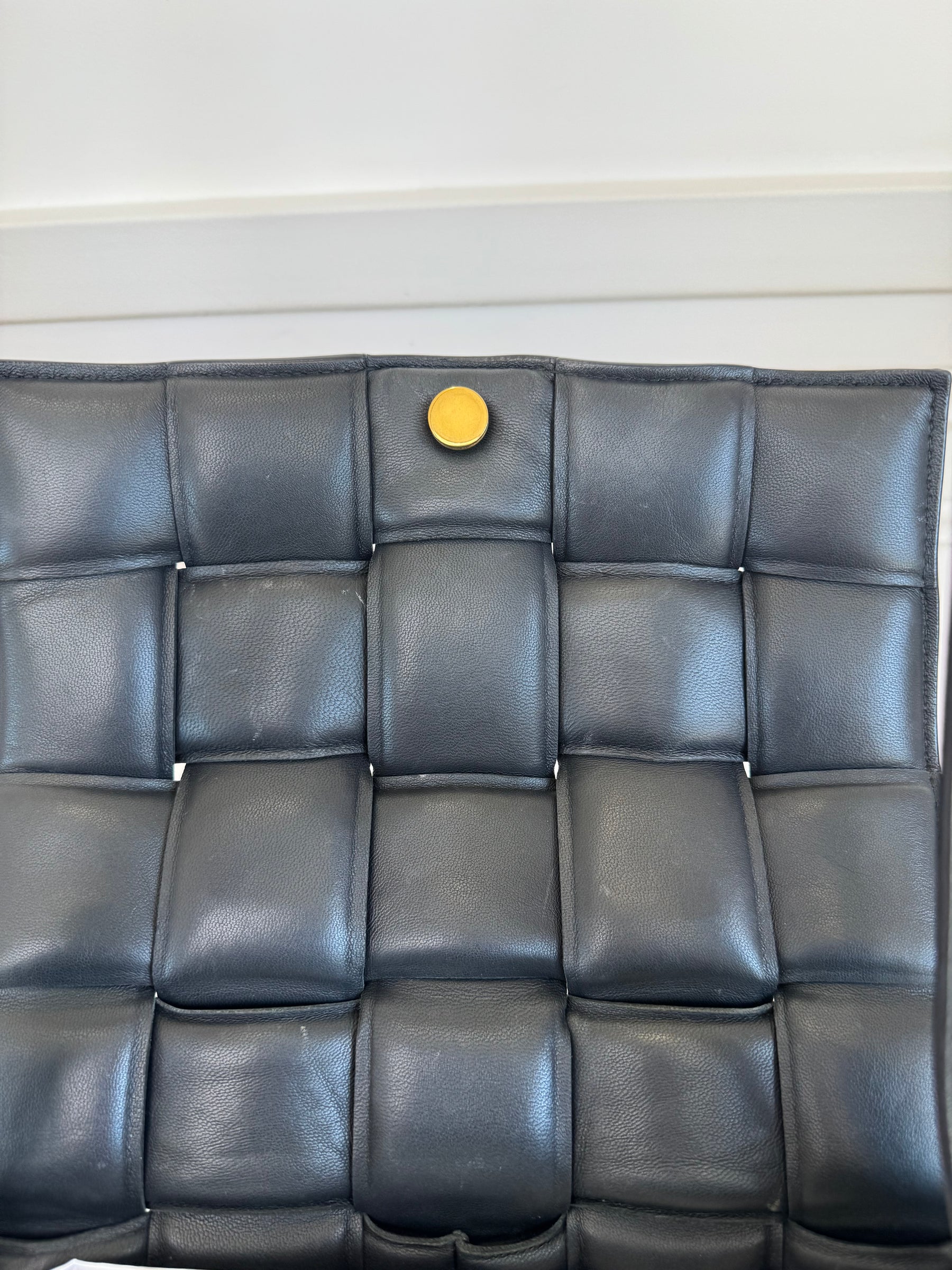 Bottega Veneta Black Padded Cassette Bag