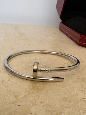 Cartier Juste Un Clou Bracelet in White Gold, 18