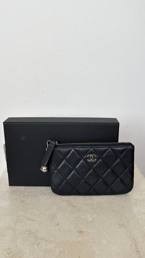 Chanel Quilted Leather Coin Purse