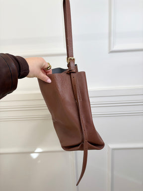 OROTON Margot Hobo Brown Leather