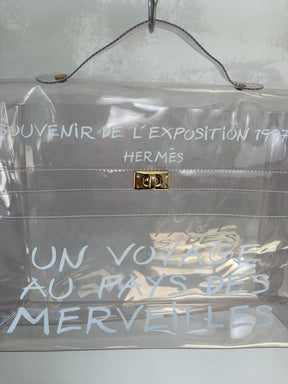 Hermès 1997 Vinyl Souvenir De L Exposition Kelly handbag