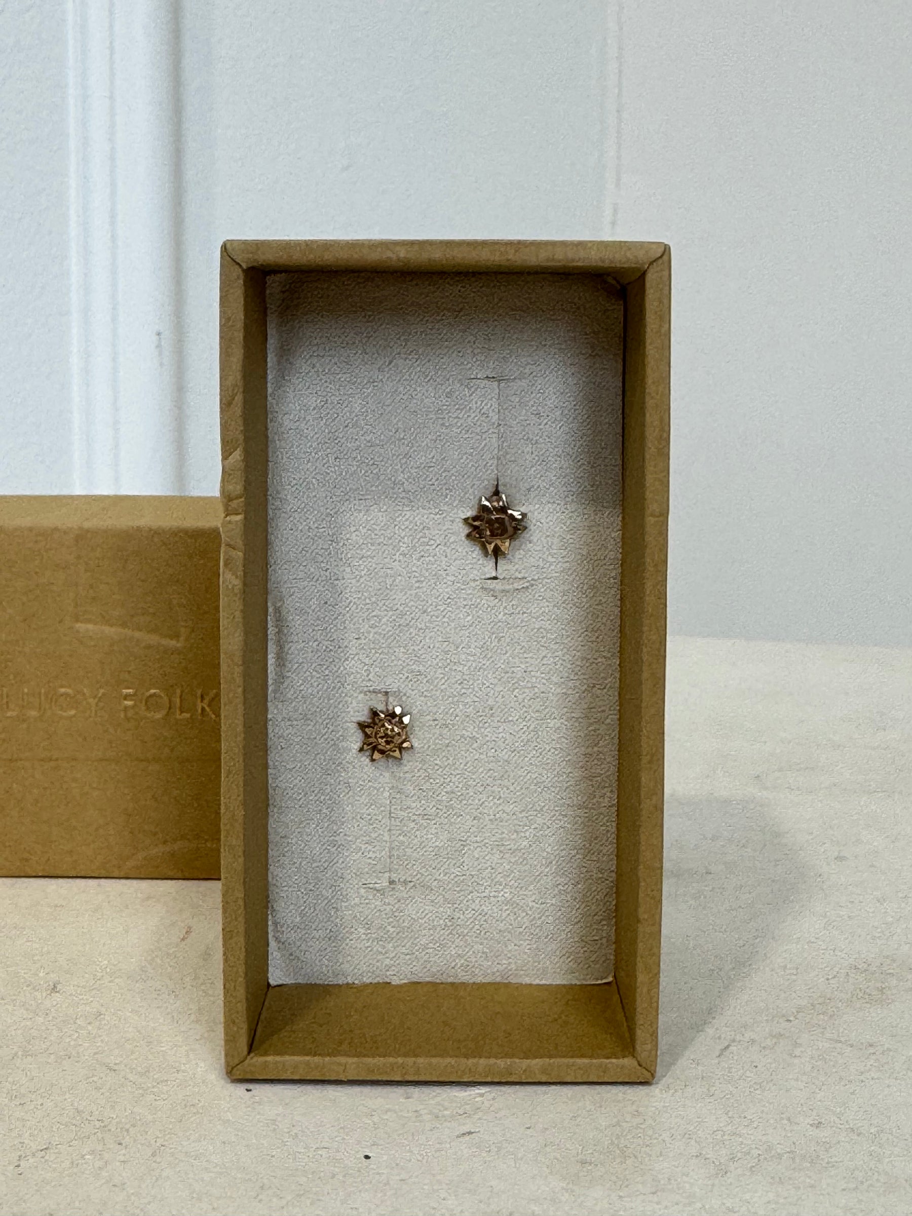Lucy 9ct Gold Star Studs