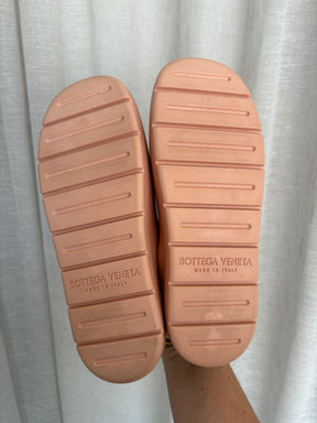 Bottega Veneta Rubber Mules Pink, 36