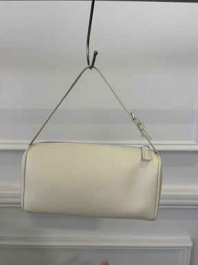 The Row Ivory Grained Leather 90's Bag
