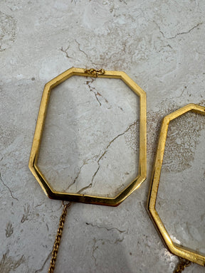 Saint Laurent Menottes Bracelet Gold Tone