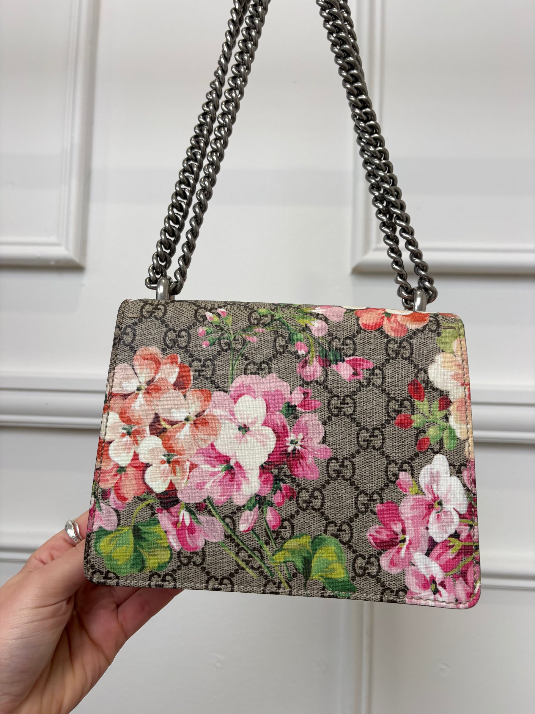 Gucci Blooms Dionysus Supreme Canvas Bag