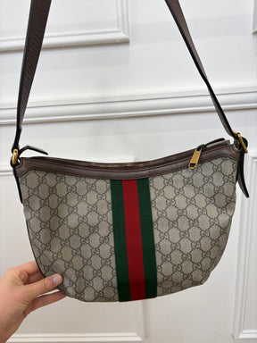 Gucci GG Supreme Half Moon Ophidia Small, S
