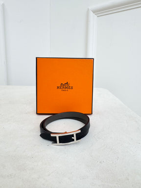 Hermès Behapi Double Tour bracelet Black, T4