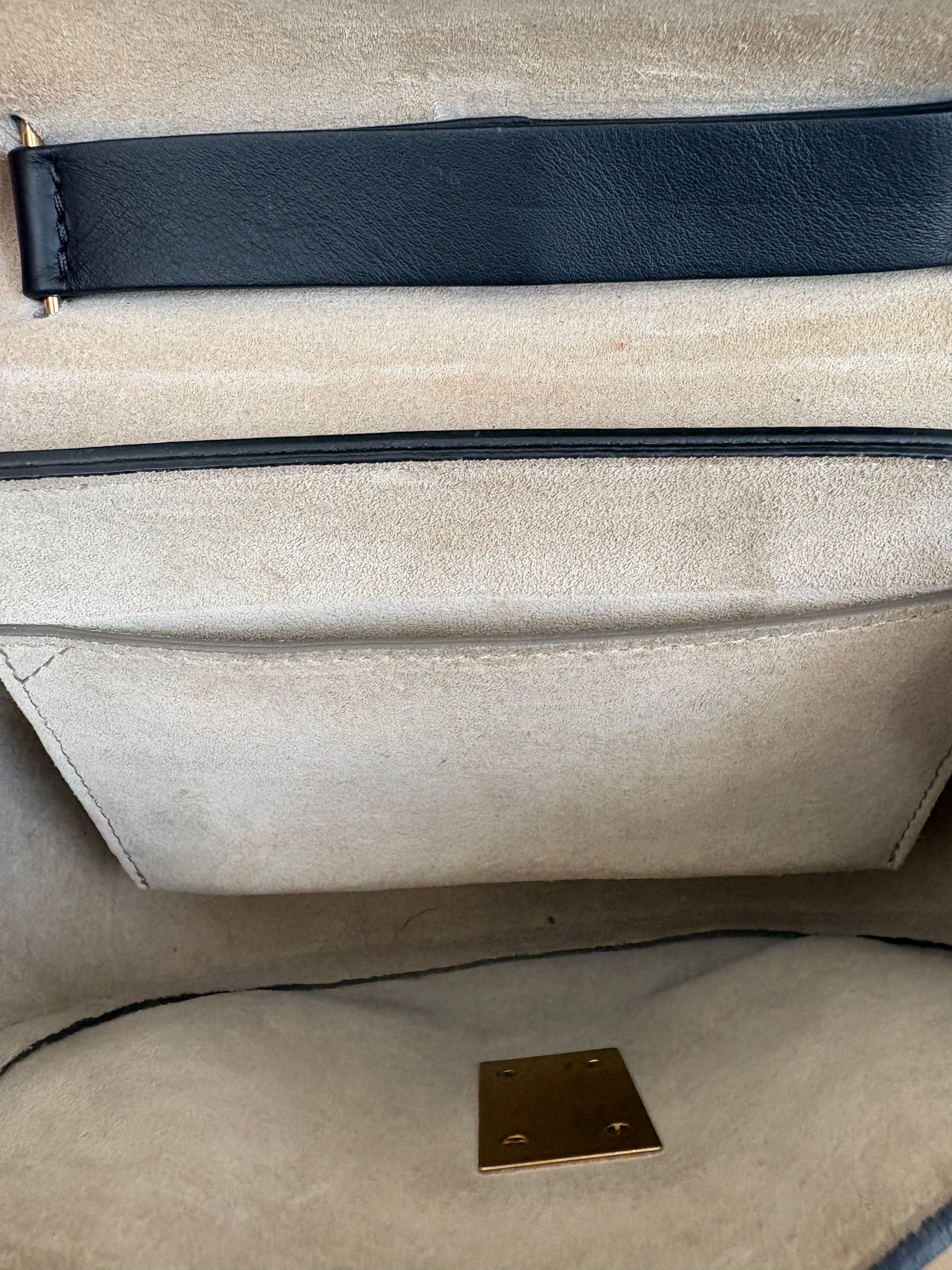 Chloé Black Leather Studded Drew Bag