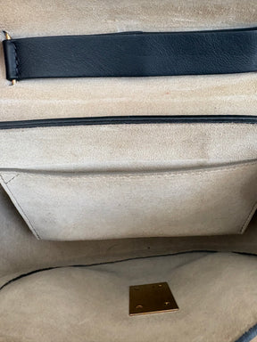 Chloé Black Leather Studded Drew Bag