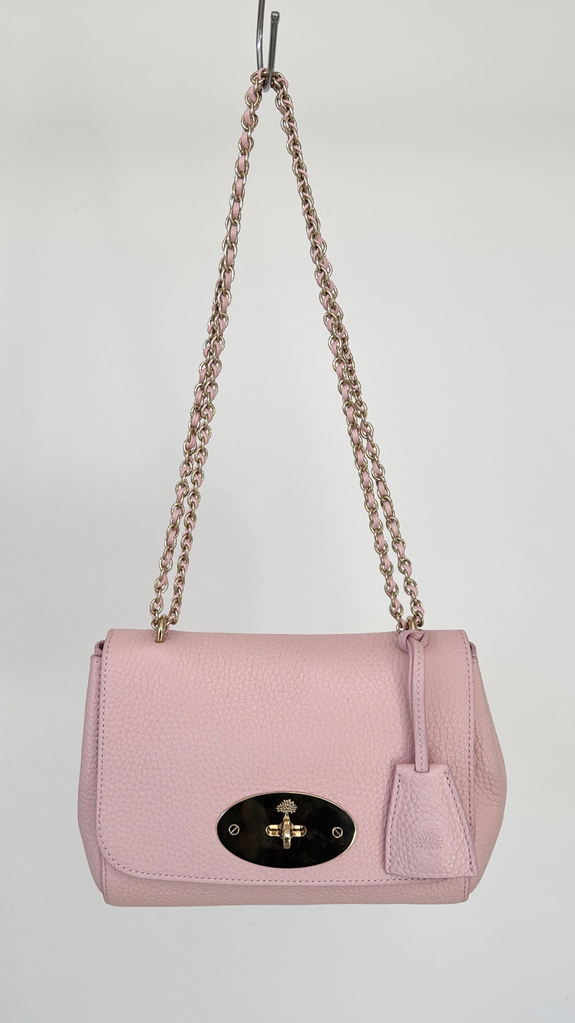 Mulberry Ballet Pink Soft Grained Leather Small Lily Bag