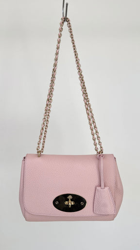 Mulberry Ballet Pink Soft Grained Leather Small Lily Bag