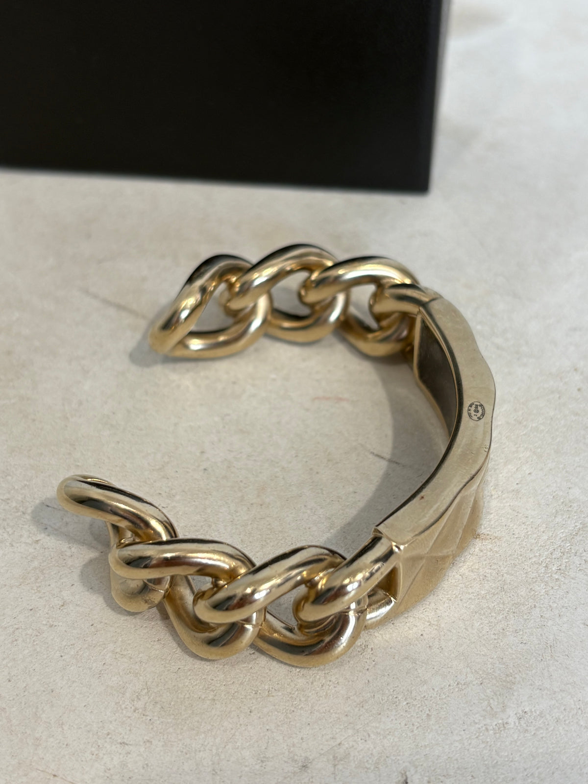 Chanel Gold Tone Cuff