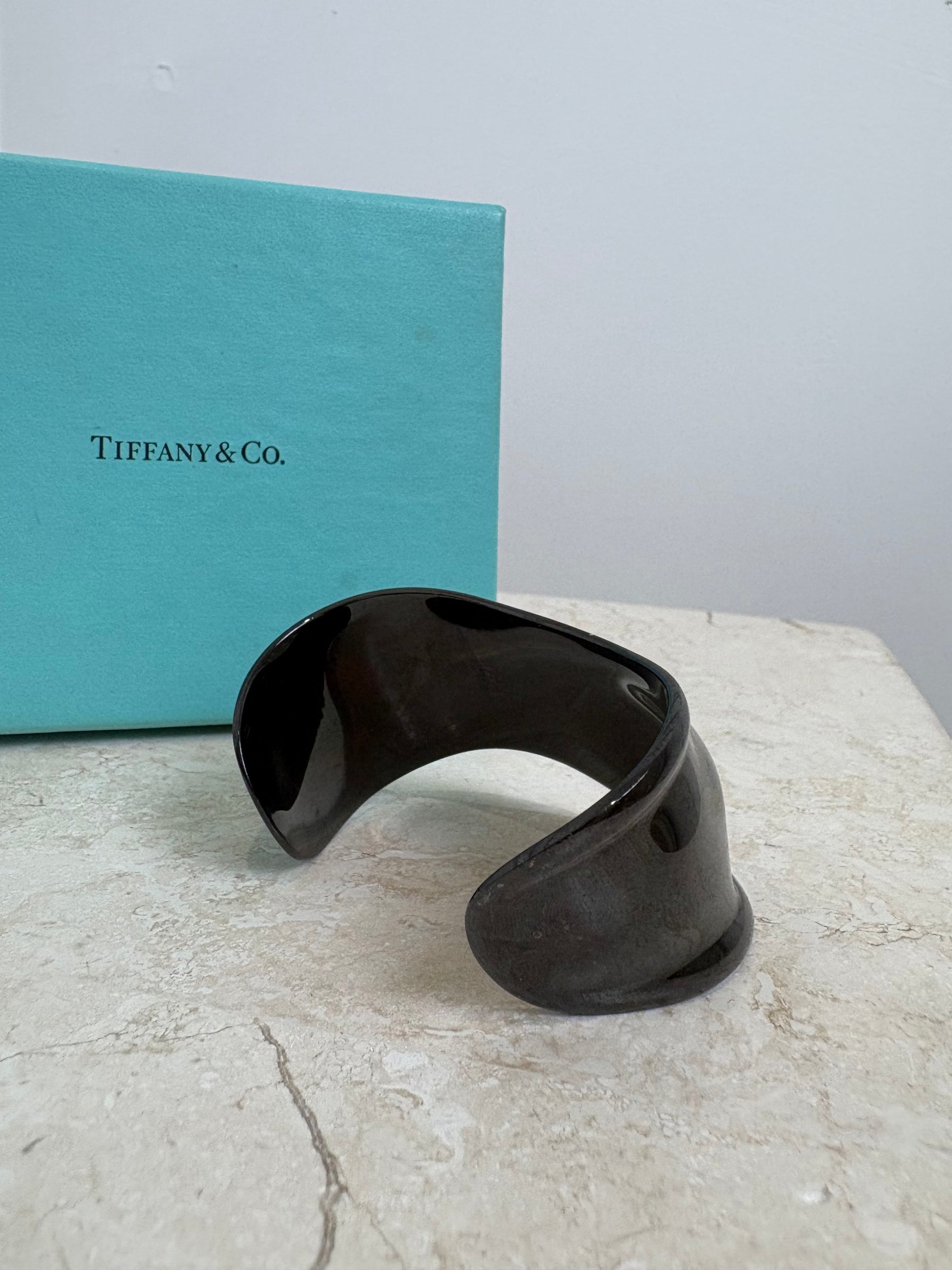 Tiffany & Co. Black Finish Bone Cuff