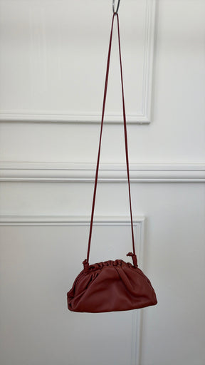 Bottega Veneta Mini Pouch Bag In Brick Red