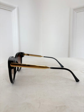 Tierry Lasry Sexxxy Sunglasses Black With Gold Hardware