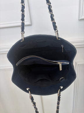 Chanel Navy Caviar Leather GST