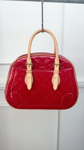 Louis Vuitton Red Vernis Leather Summit Drive Bag