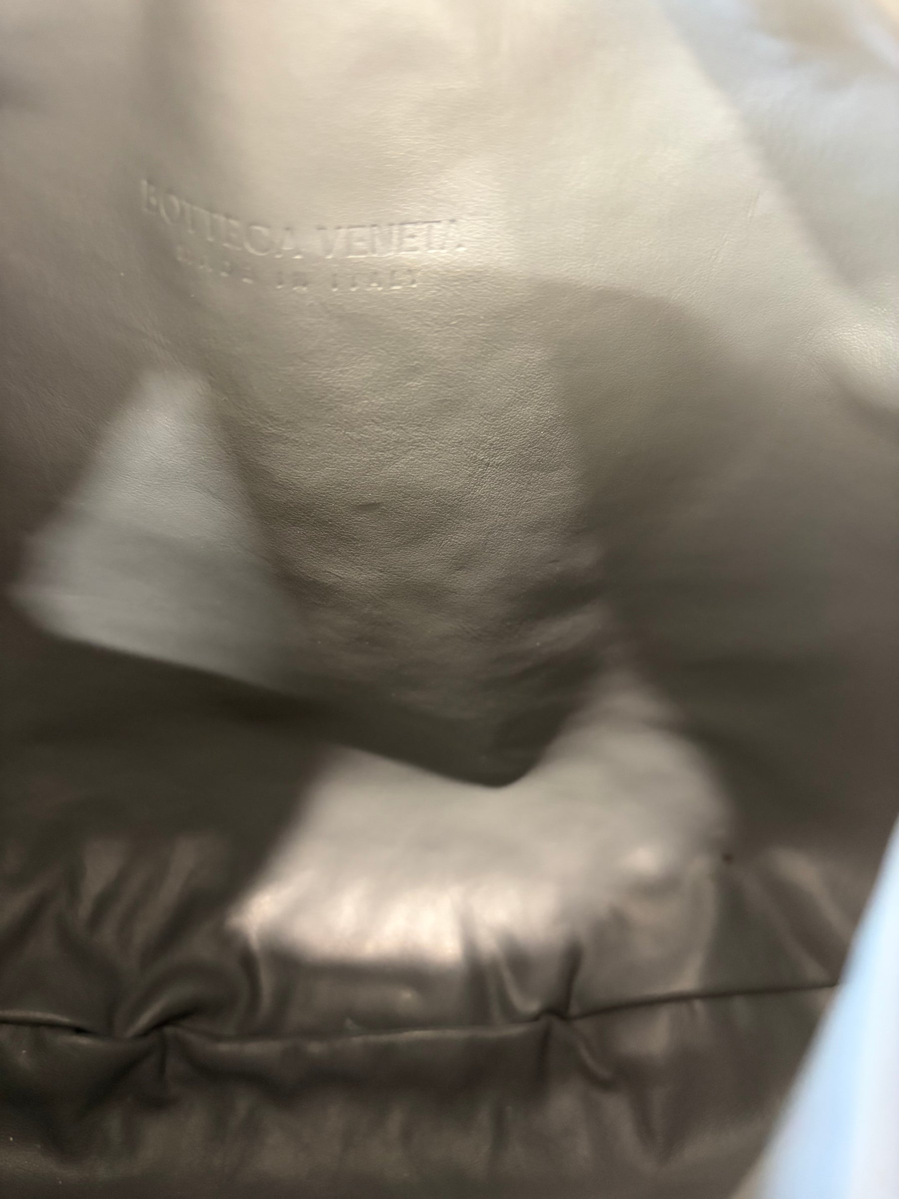 Bottega Veneta Grey Intrecciato Leather Teen Jodie Bag
