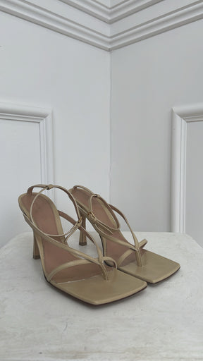 Bottega Veneta Cream Stretch Thong, 40
