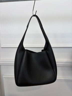 Prada Black Leather Dynamique Shoulder Hobo