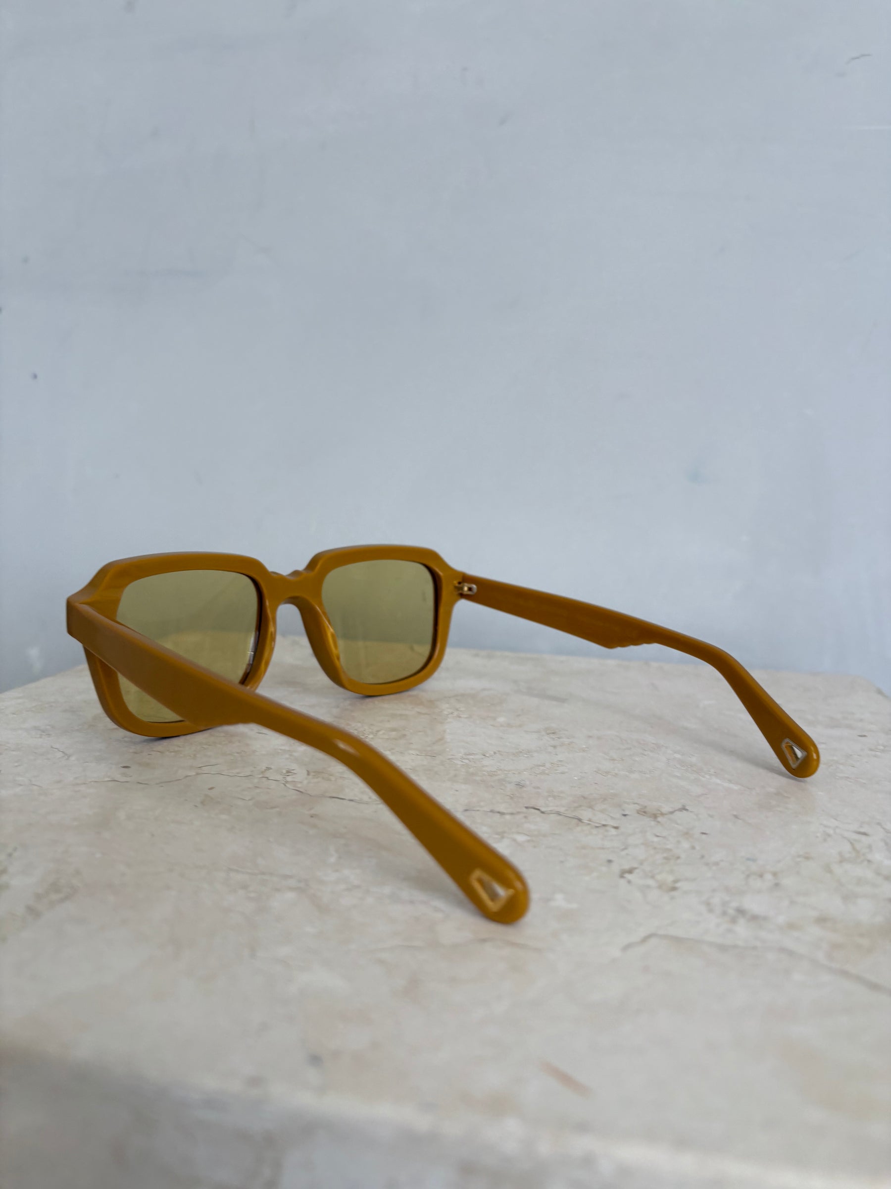 Lucy Folk Mustard Astral Traveller Sunglasses