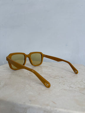 Lucy Folk Mustard Astral Traveller Sunglasses
