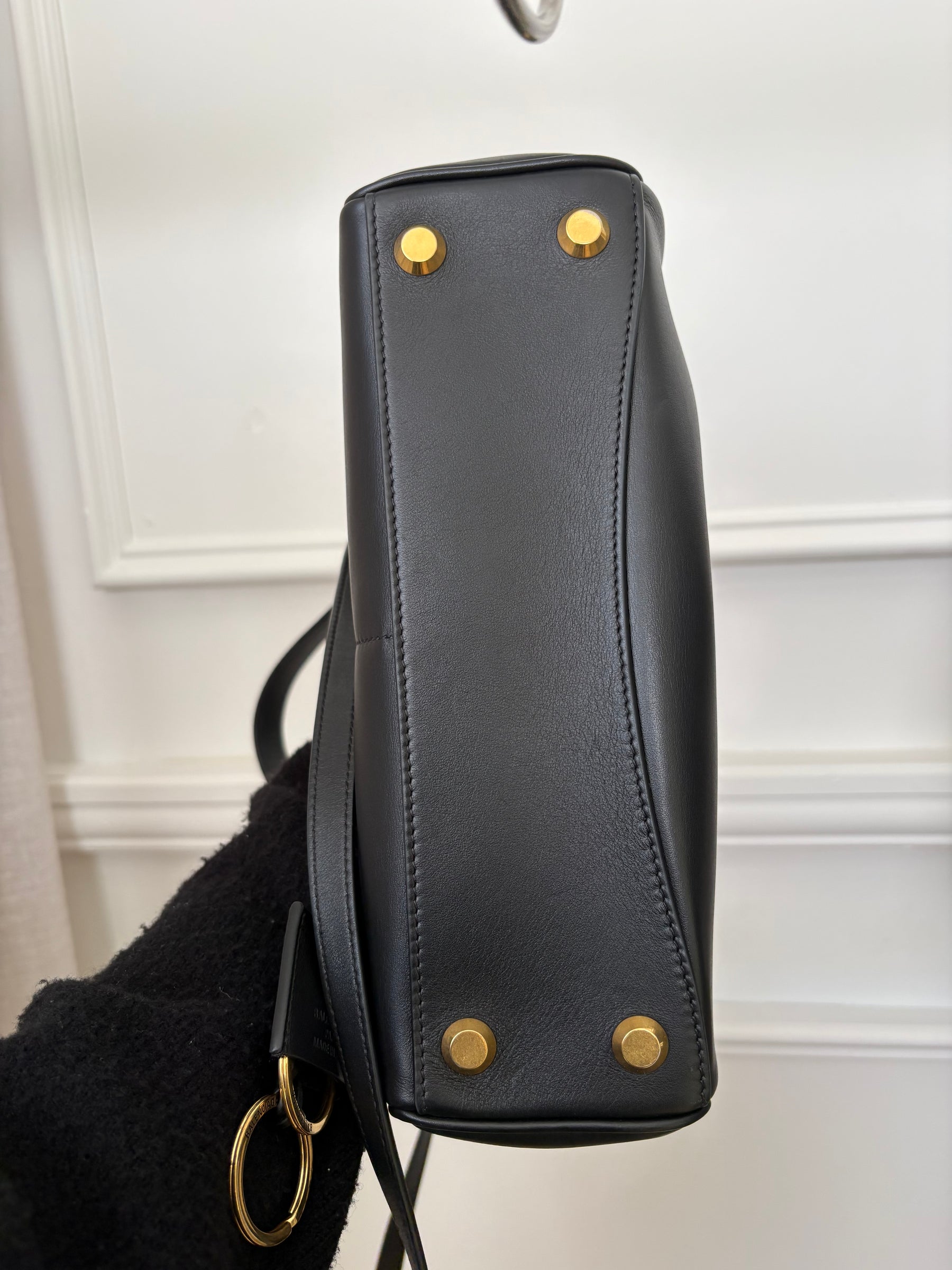 Balenciaga Small Black Rodeo Shoulder Bag