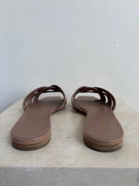 Saint Laurent Nude Patent Tribute Slides, 39