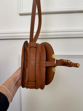 Chloé Tan Leather Marcie Bag