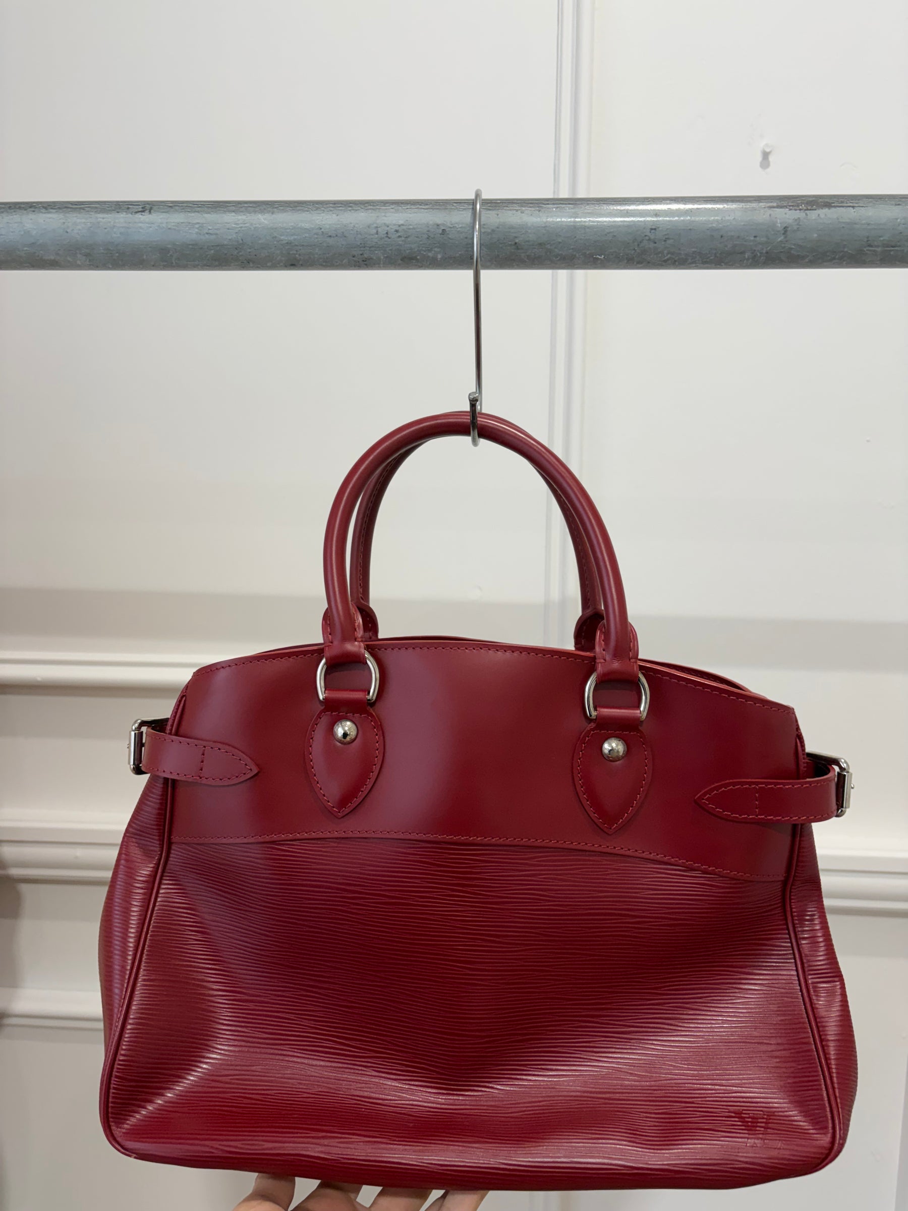 Louis Vuitton Red Epi Passy PM Tote Bag Louis Vuitton
