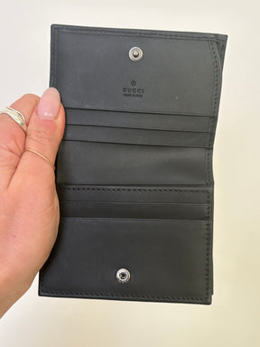 Gucci Card Holder And Coin Purse Black