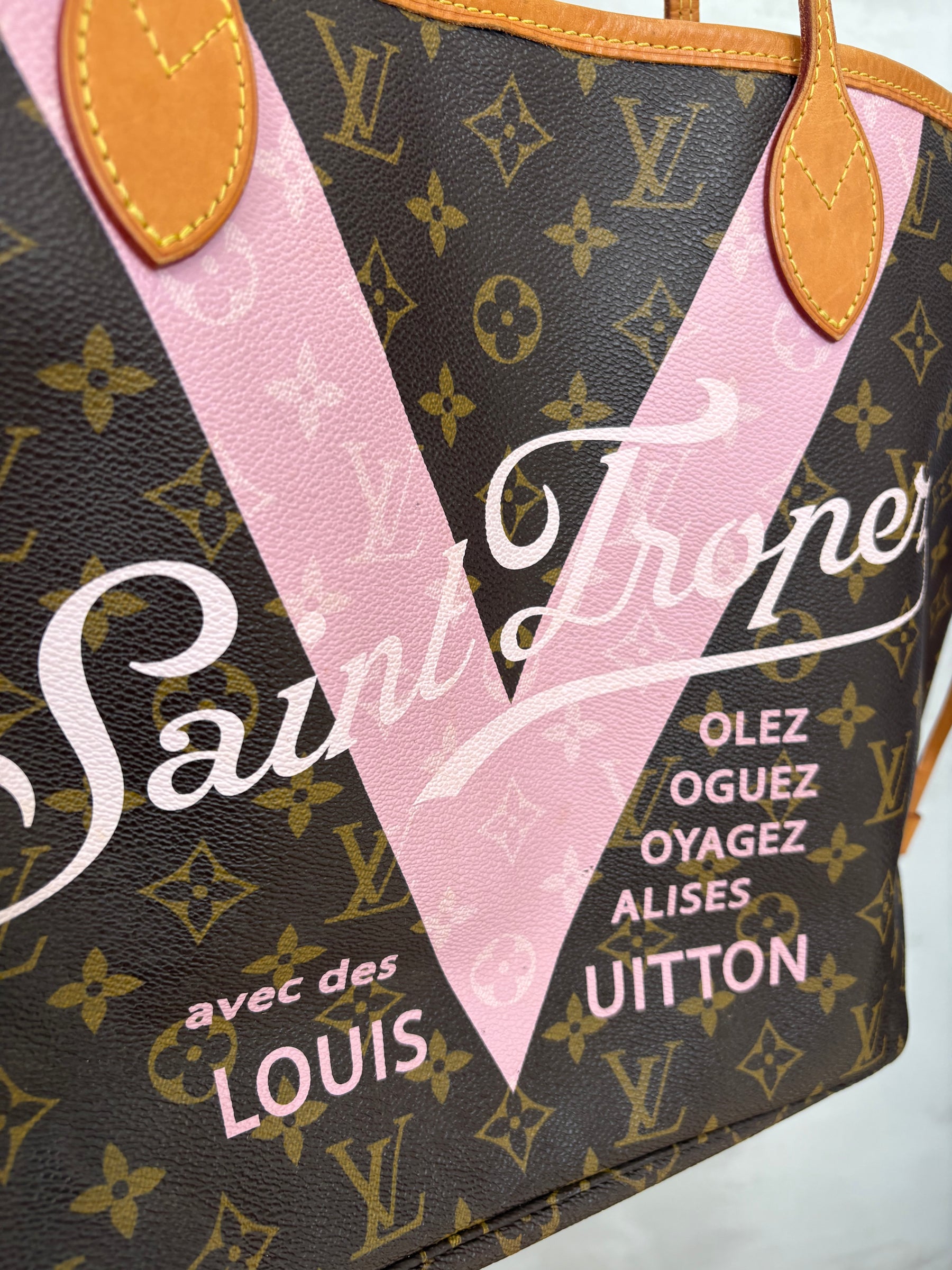 Louis Vuitton Neverfull Monogram Tote Saint Tropez